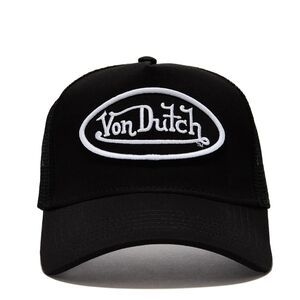 VON DUTCH BLACK & WHITE CLASSIC TRUCKER HAT